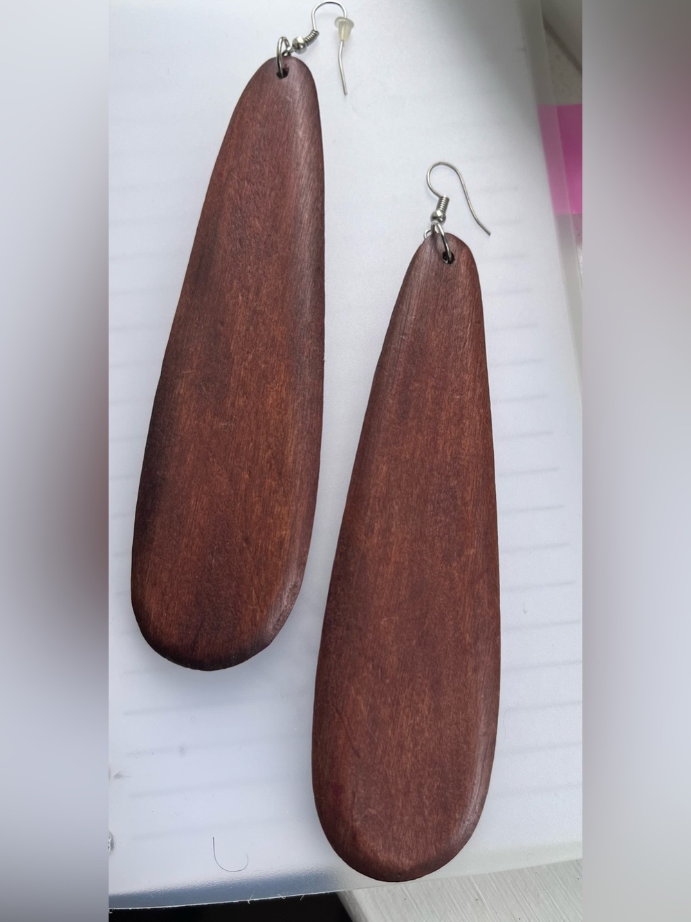 🌹✅Handcrafted Wooden Statement Earrings.